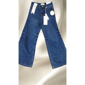 GoGo Rhinestone Studded Bootcut Jeans Denim Bling Women’s Size 1